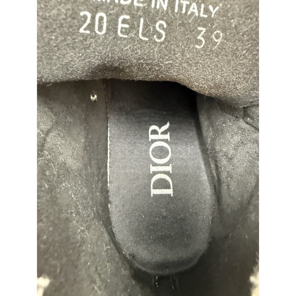 Christian Dior Men's B23 High-Top Sneakers Oblique Tapestry Sz 39 - Picture 12 of 15